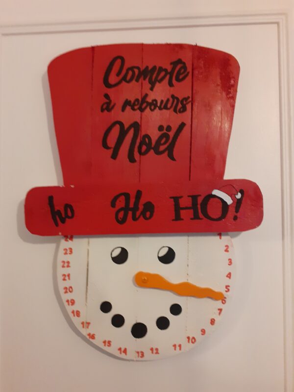 Horloge Compte à rebours de Noël P3