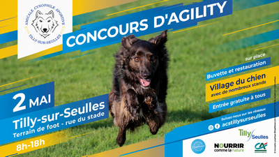 🟡 CONCOURS D’AGILITY – Samedi 2 mai! 🐾