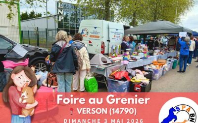 🧺🐾 FOIRE AU GRENIER DE VERSON – 03/05